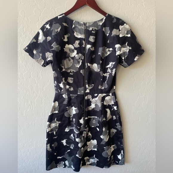 French Connection Black and White Floral Mini Dress - Picture 3 of 9